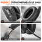 Trådlöst Bluetooth Callcenter-headset med ENC-brusreducering och automatisk parkoppling för kundservice och lastbilsförare