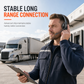 Trådlöst Bluetooth Callcenter-headset med ENC-brusreducering och automatisk parkoppling för kundservice och lastbilsförare