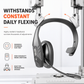 Trådlöst Bluetooth Callcenter-headset med ENC-brusreducering och automatisk parkoppling för kundservice och lastbilsförare
