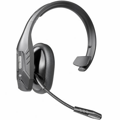Trådlöst Bluetooth Callcenter-headset med ENC-brusreducering och automatisk parkoppling för kundservice och lastbilsförare