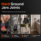🦵 Hopfällbara underarmskryckor – stötdämpande fjäder, aluminiumram & halkskyddade fötter för rehabilitering 🚶