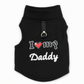 📢📢50 % RABATT !! ⏰ Varm husdjurströja med koppelring – “Love Dad & Mum”-design, håll din hund varm och stilig på vinterpromenader ❄️