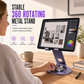 ✨ Exklusivt mobiltelefonställ i metall – 360° roterbar bordshållare