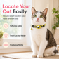 🐾 50% RABATT! ✨ Reflexhalsband för Katt med Vattentät Hållare för Smart GPS-Tracker & Säkerhetsspänne 📍