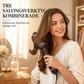 💇‍♀️✨ Multifunktionell varmluftsborste – turmalin-keramik, 3 värmelägen & torkning och volym i ett steg 💨💖